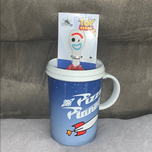 Disney Pizza Planet Mug and Forky Spoon Set - Picture 6 of 8